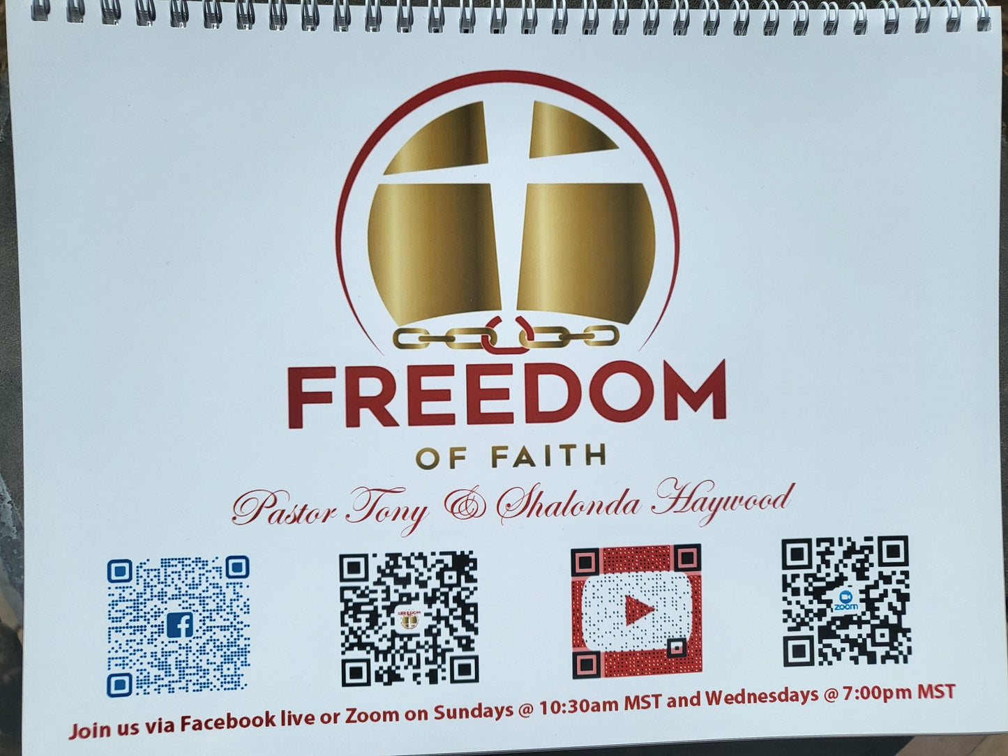Freedom Of Faith Calendar 2022